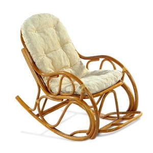 Кресло-качалка с подножкой 05-17 (Ротанг)